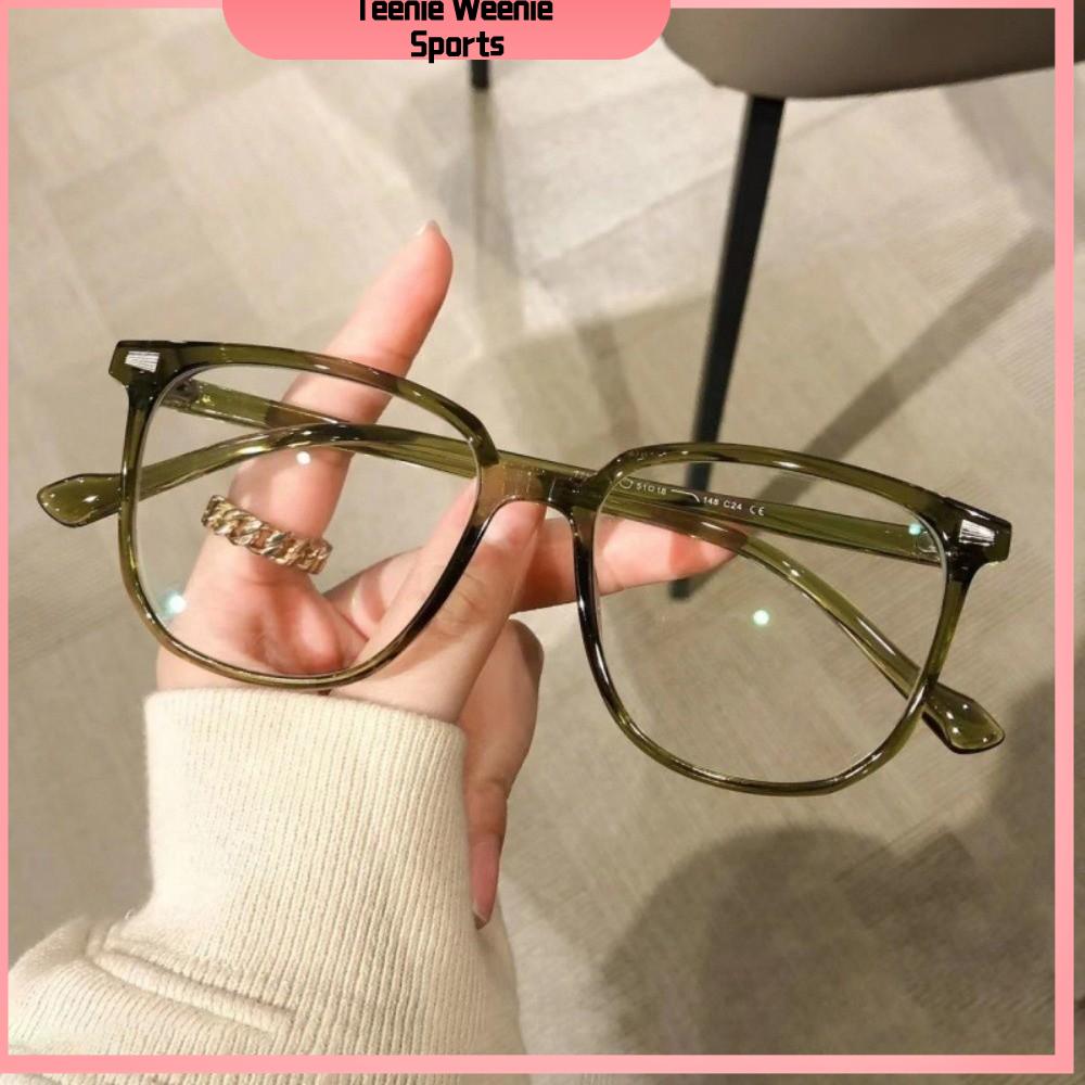TEENIE WEENIE SPORTS Chặn ánh sáng xanh Kính chống ánh sáng xanh Thiết kế đơn giản Siêu nhẹ Kính không cần kê đơn Phong cách Mỹ Di động Gọng kính mắt Đọc sách