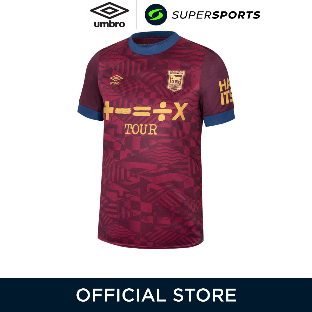 UMBRO Men's Ipswich Town Away 2024/25 Jersey ราคา 2,610 บาท*ส่งฟรี