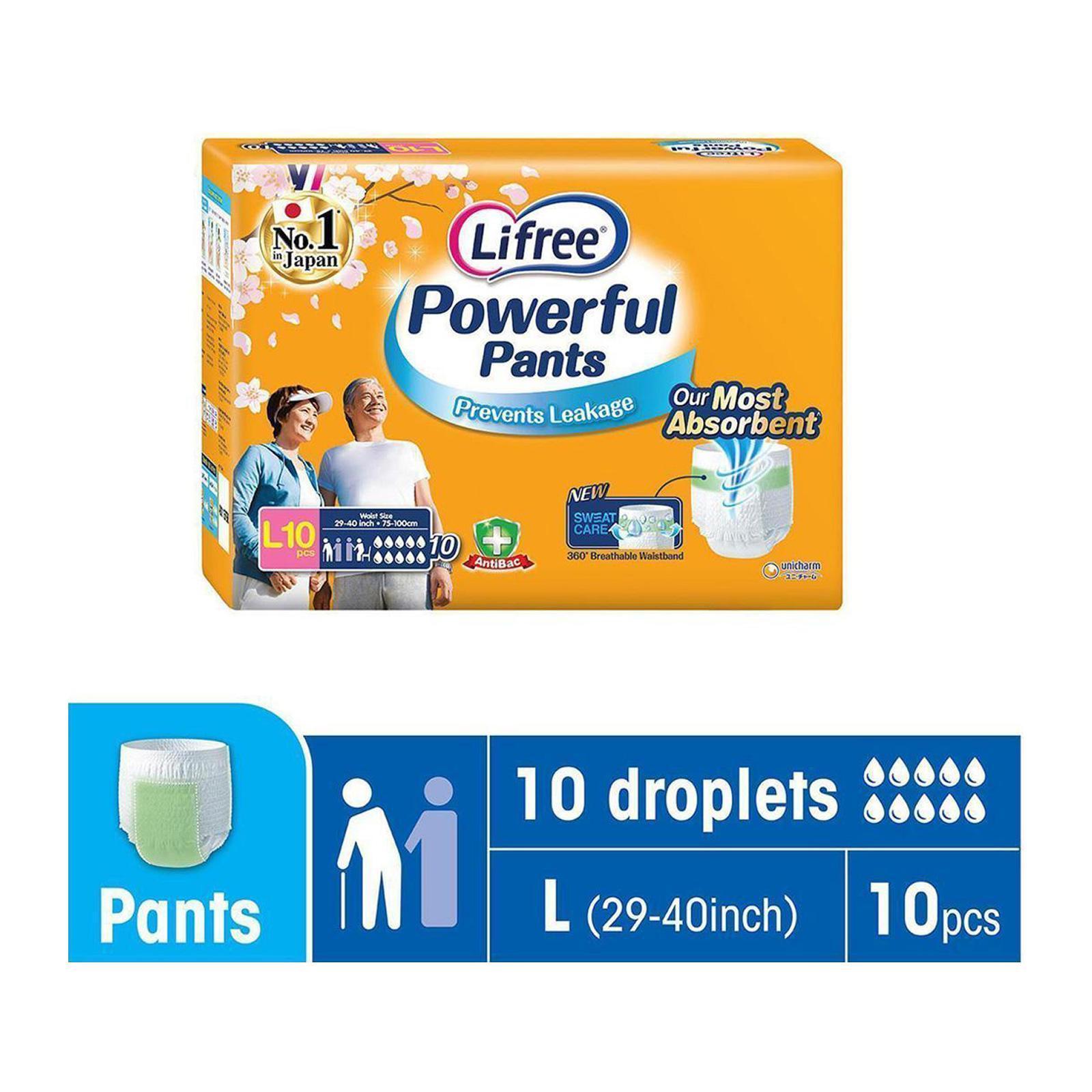 NHG Pharmacy Online-Lifree Powerful Slim Pants Anti-Bac Extra Large 9s x 4