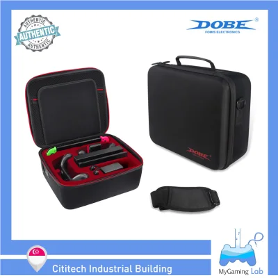 [SG Wholesaler] TNS-1898 DOBE Protective Travel Case Storage EVA Bag For Nintendo Switch & Switch OLED