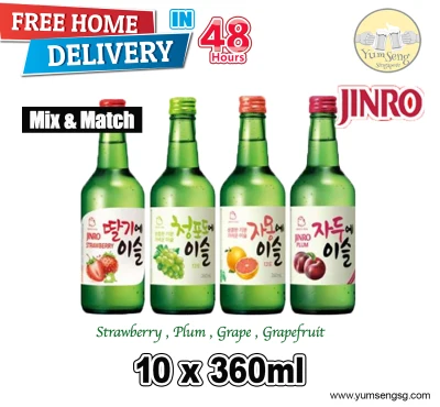 Jinro soju Mix & Match (Bundle of 10)