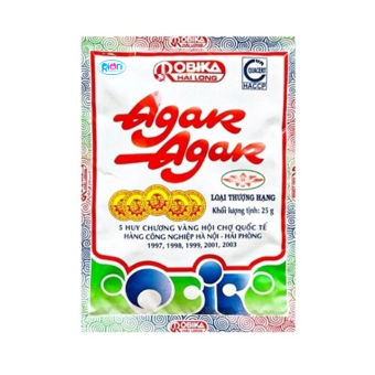 Bột rau câu giòn Agar Robika Hải Long Gói 25G