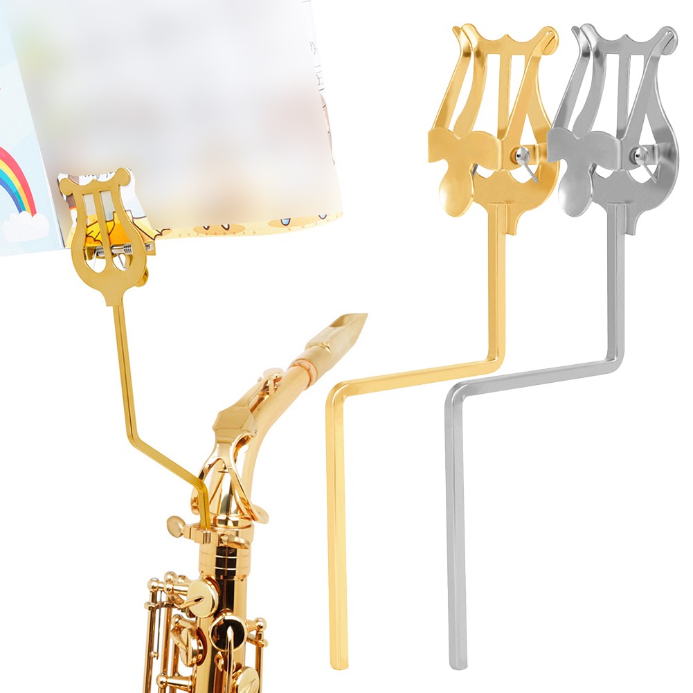 【Bypl】 phụ kiện Saxophone nhẹ kẹp di động trên khán đài âm nhạc có sẵn trong kho