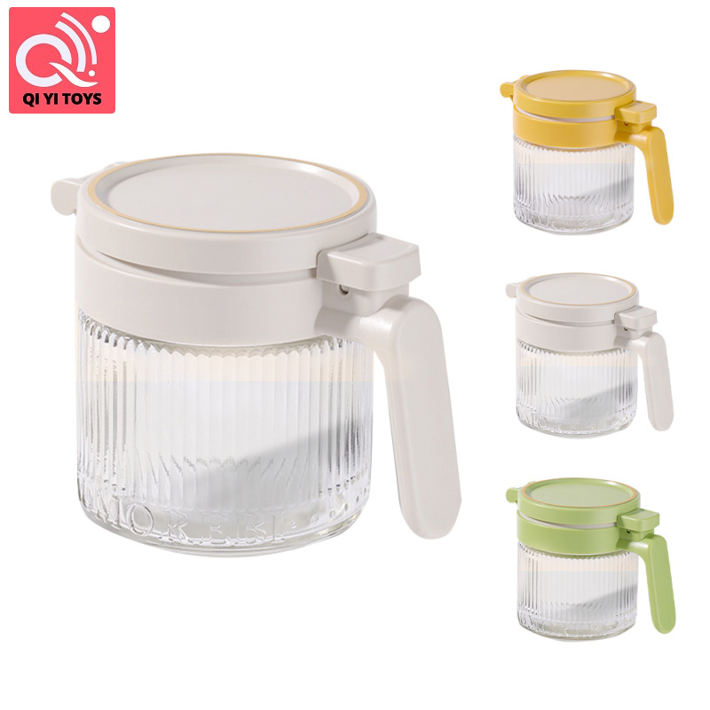 Lọ gia vị gia vị thủy tinh, 300 ml gia vị Jar khay đựng gia vị với nắp đậy kín, kính trong gia vị hộp cho đường tiêu quầy bếp bar nhà hàng
