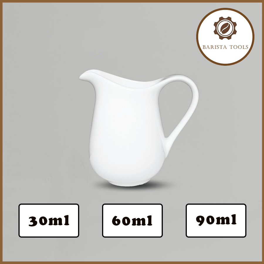 Cốc sứ đựng đường sữa 30ml, 60ml, 90ml