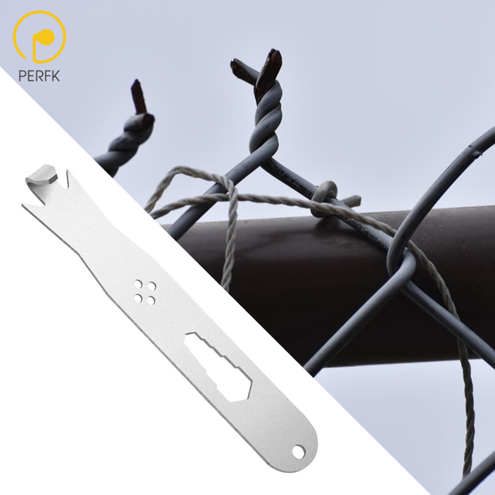Perfk Fence Wire Twisting Portable Multifunctional Practical High Strength Sturdy Metal Barb Wire Twisting Tool Wires Tensioning Tool ราคา 52 บาท*ส่งฟรี