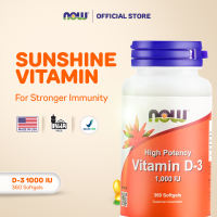 NOW Foods Vitamin D-3 1000 IU - 360 Softgels