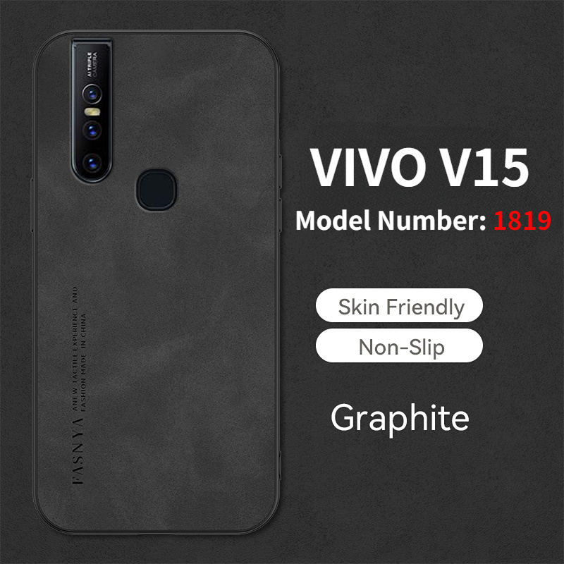 Trường Hợp Vivo V15 Điện thoại mềm Trường Hợp Máy Ảnh Bảo Vệ Cừu Vỏ Cây Bìa Sang Trọng Xác Thực Ốp d