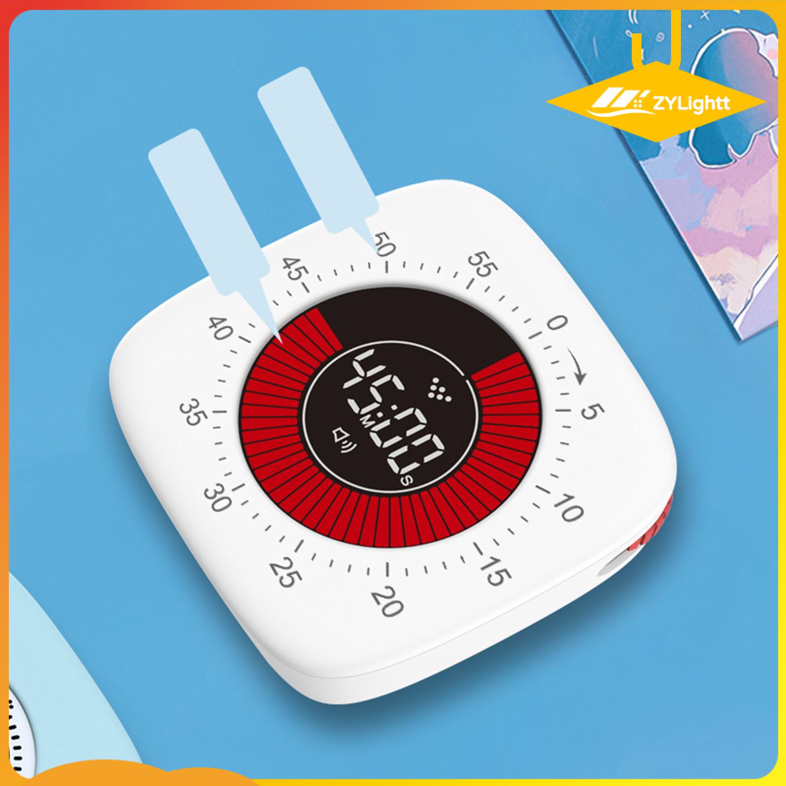 ZYLightt Digital Visual Timer Mute Kitchen Timer for Apartment Home Working