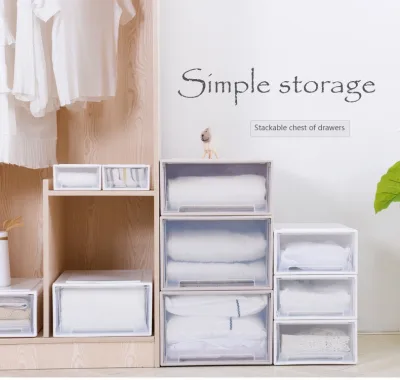 (LULUHOME.SG) Storage Box/Storage Drawer/Stackable/Container Plastic/Home Organization Organise