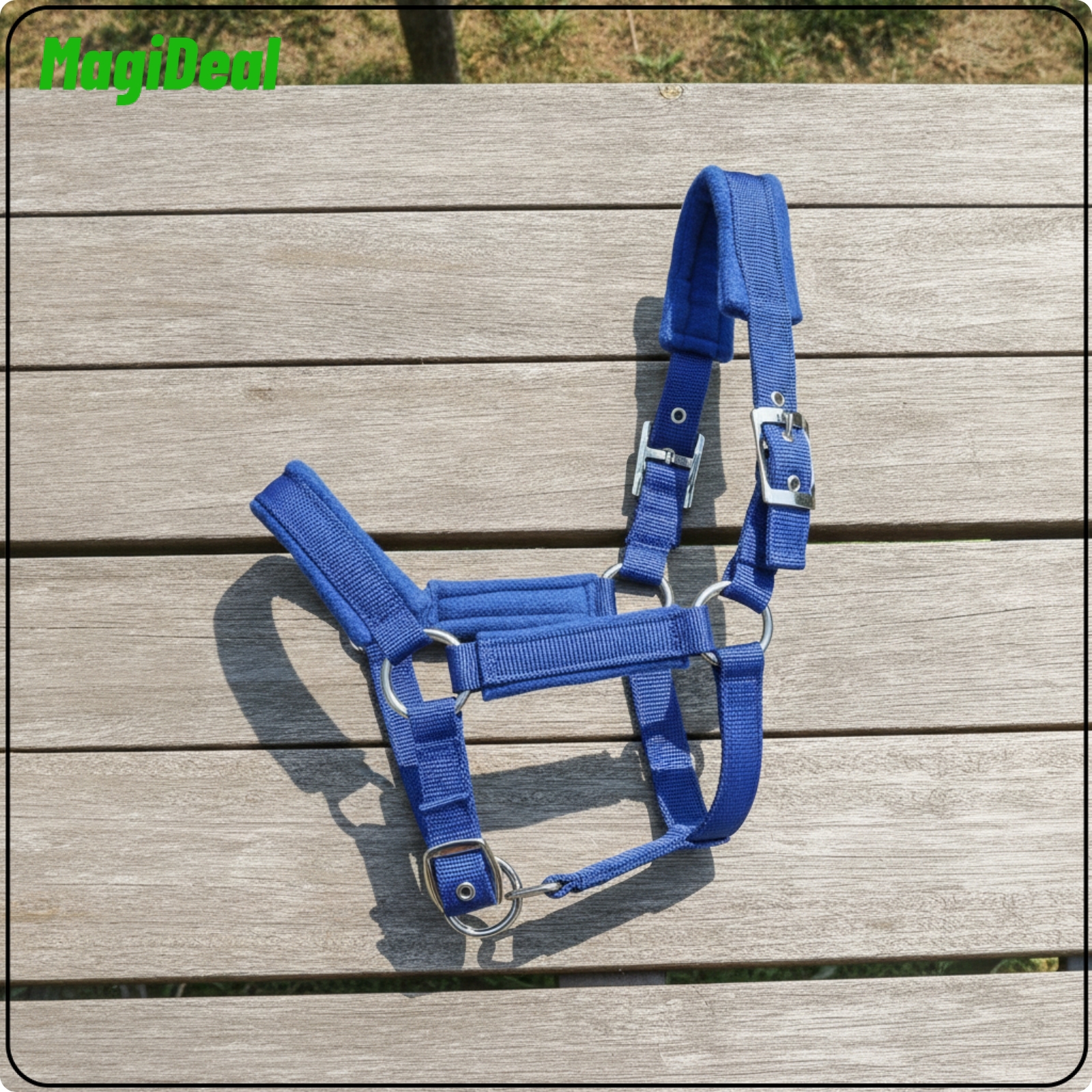 MagiDeal Adjustable Halter with Padded Nose Nylon Horse Halter Strong Tack Simple-to-use/off for Equestrians ราคา 13,050 บาท*ส่งฟรี