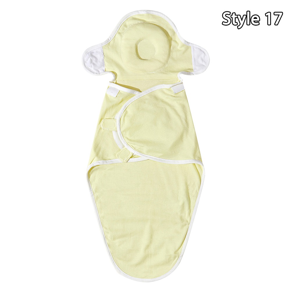 VIVIDI Cotton Newborn Sleeping Bag Soft Adjustable Baby Swaddle Wrap Warm Newborn Wrap Unisex Infant