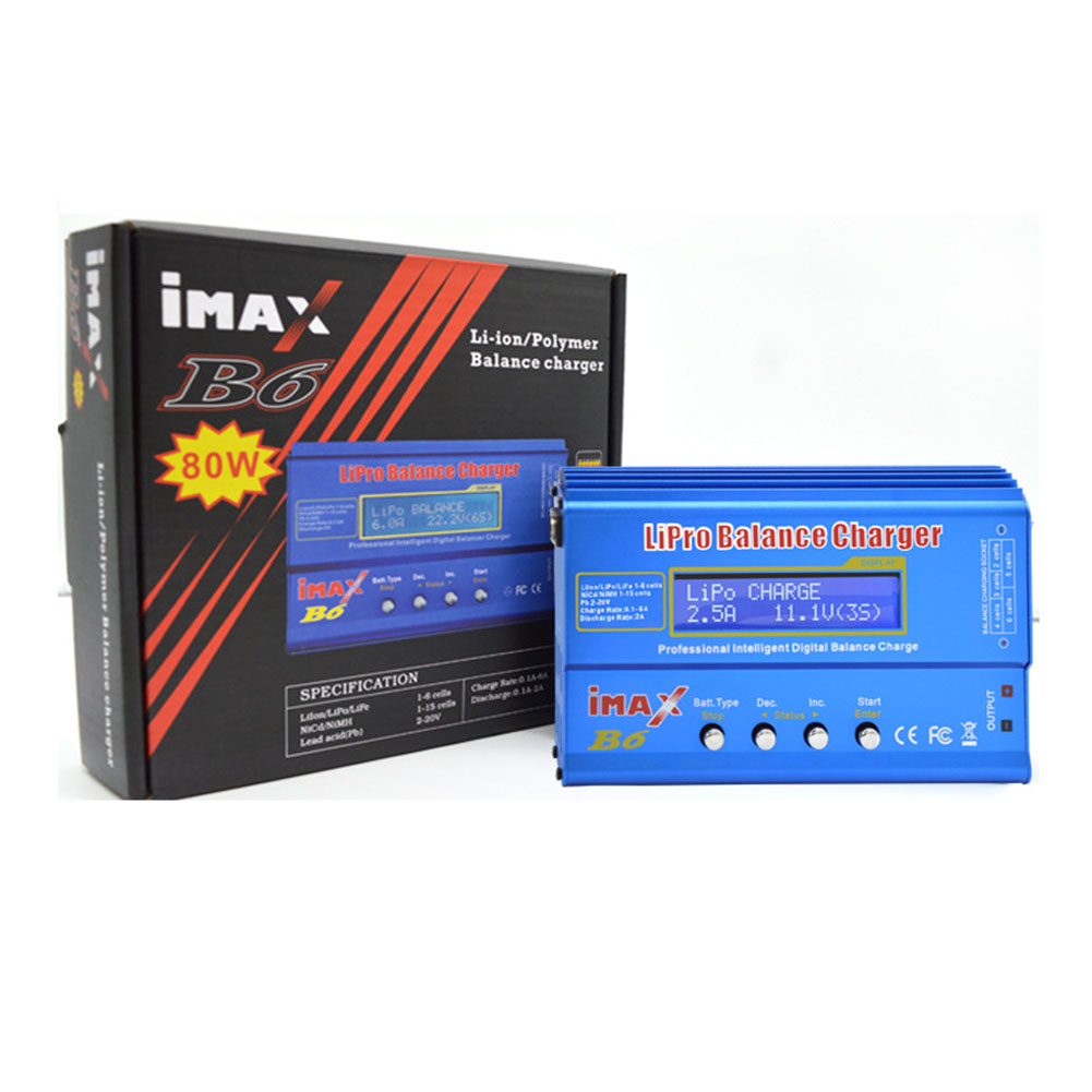 【In-Demand Item】 Imax B6 80w Charger Lipo Nimh Li-Ion Ni-Cd Digital Rc Imax B6 Lipro Balance Charger