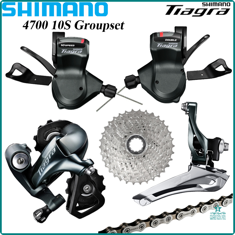 Shimano Tiagra 4700 Groupset 2X10 Speed Road Bike Components For