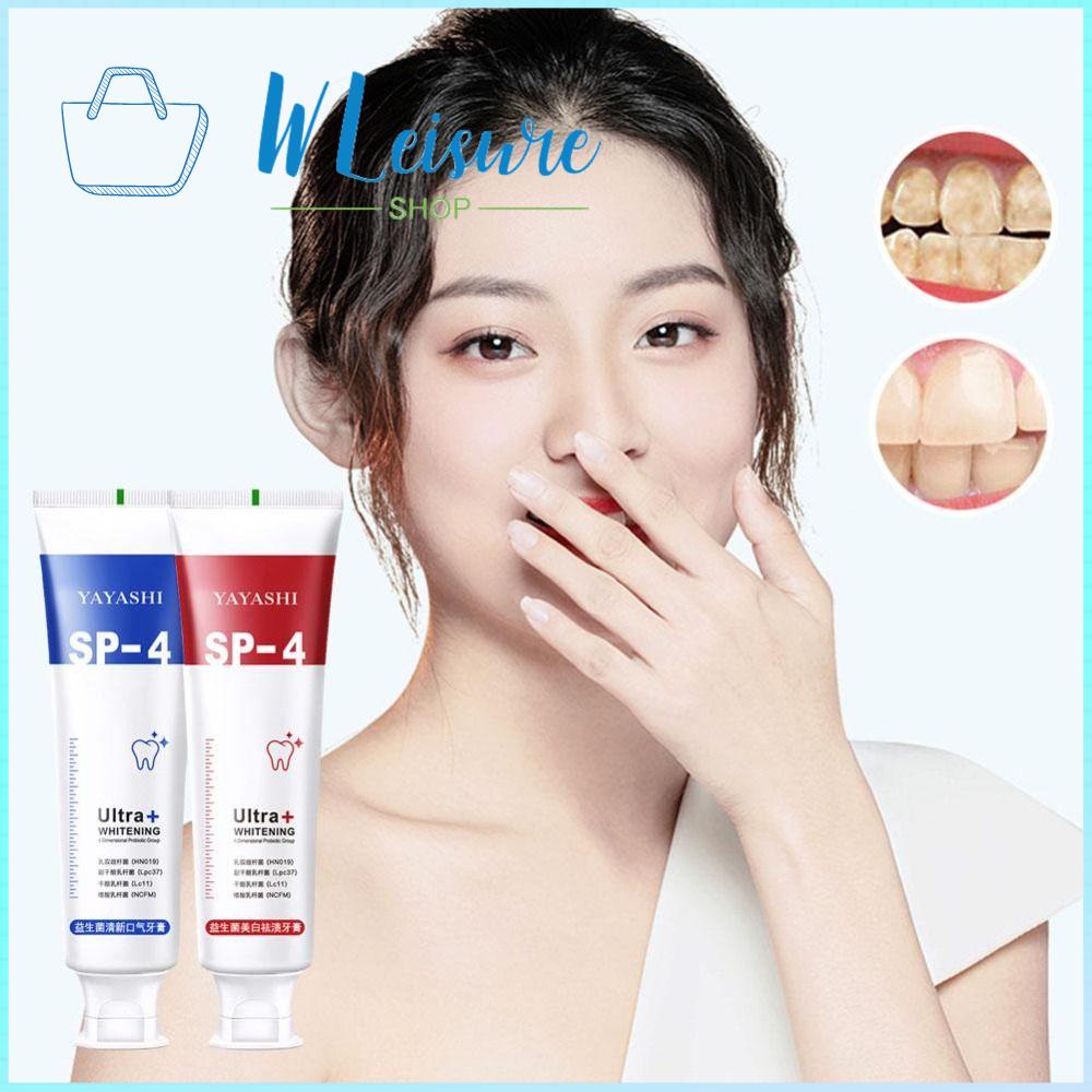 DIDI - HandL Mùi đặc biệt Sửa chữa màu vàng Sửa chữa răng Làm Trắng Răng SP-4 Kem đánh răng Probiotic Làm sáng da Hơi thở tươi mát