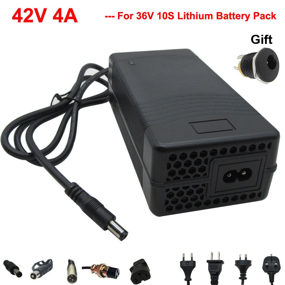42V 2A Charger 36 Volt 10S Lithium Battery Packs Pocket Mod airwheel Charger Compatible with Razor 42V Scooter E200 E300 