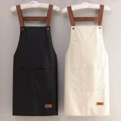 Waterproof Apron for Coffee Shop and Kitchen Cooking