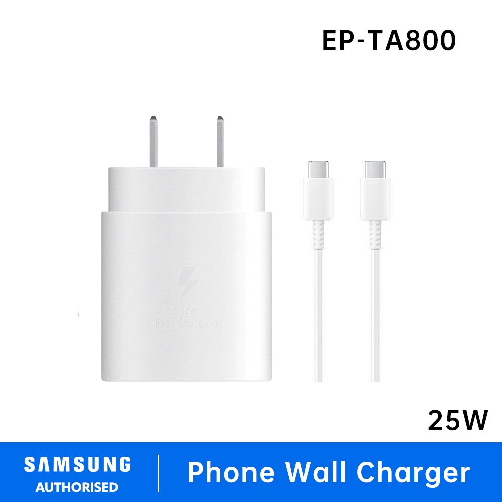 Samsung Super Fast Charger Adapter Original 15W 25W 45W PD Travel Wall Chargers / With USB C To USB C Cable For Samsung Phone - Image 2