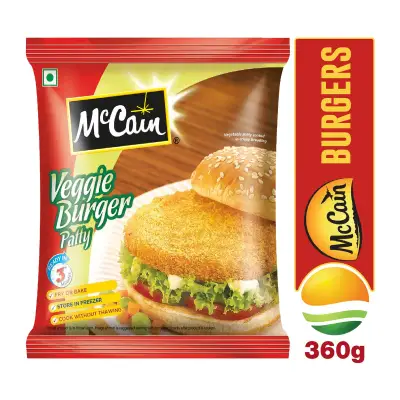 McCain Vegan Veggie Burger Patty - Frozen - By Sonnamera