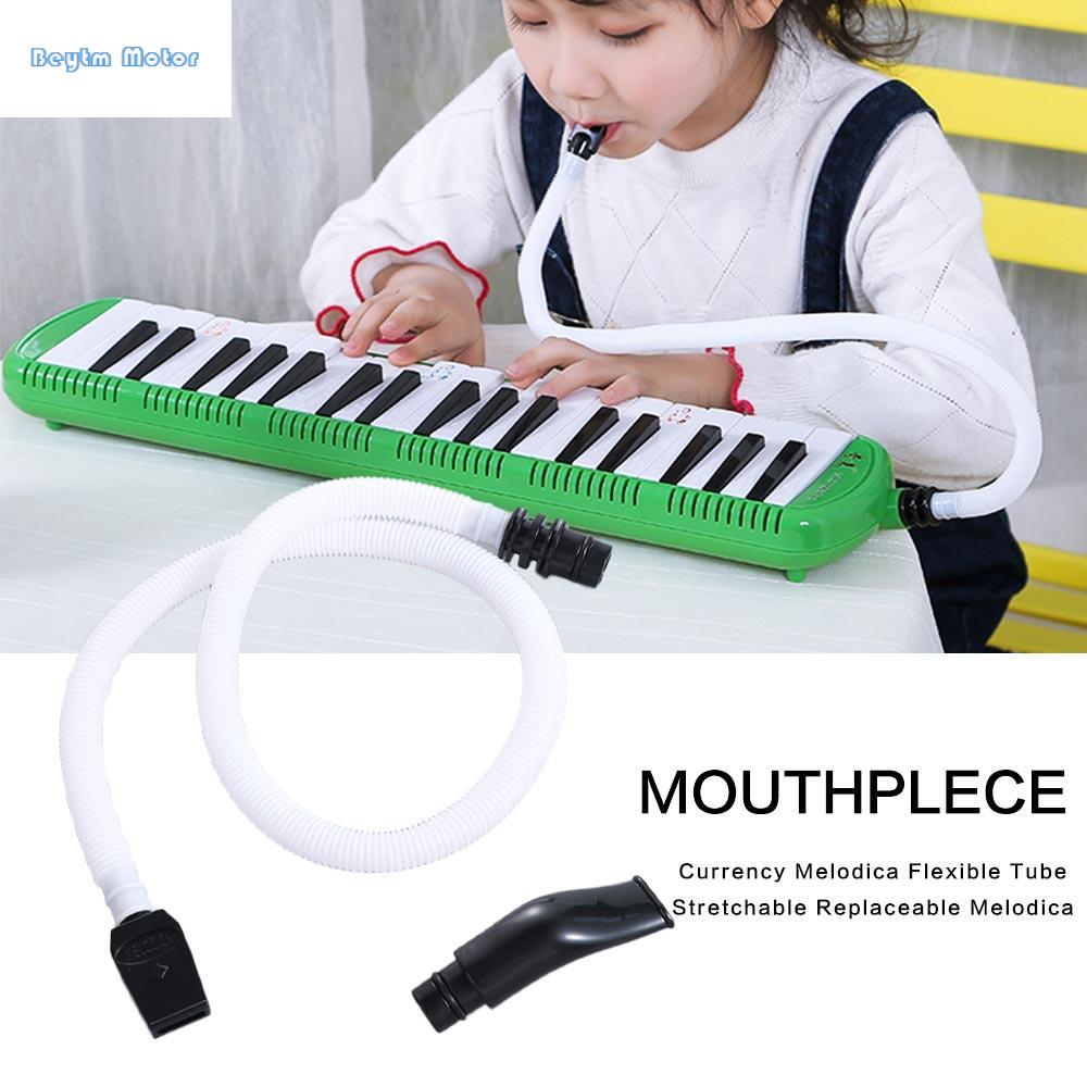 BEYTM Tiền Tệ Ống mềm Melodica Co giãn ABS Miệng ống Melodica Nhạc cụ An Ninh Ống ngậm Pianica Phím 32 / 37