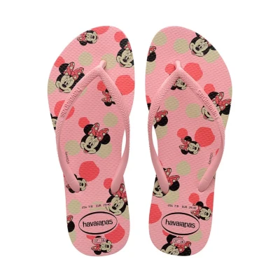 [BY SCHUMART] Havaianas Kids Slim Disney Macaron Pink Flip-Flops