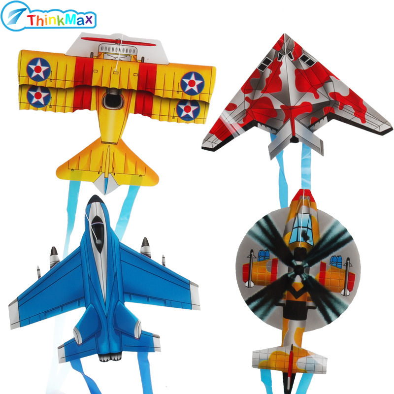 4 PCS Children Outdoor Parent-child Interactive Toy Cartoon Airplane