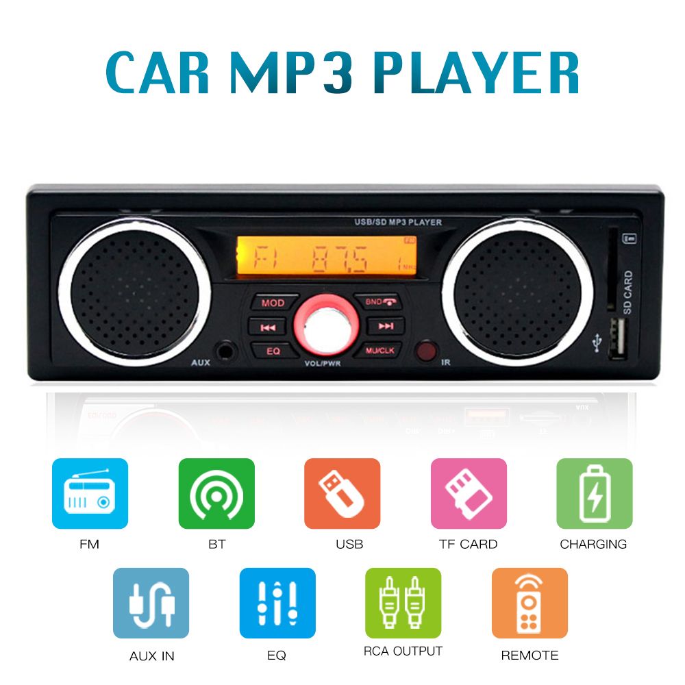 Đăng ký Society78ty6 nội thất ô tô Phần Stereo Được Xây Dựng Trong Bảng Điều Khiển Âm Thanh Máy Chủ Bluetooth Xe MP3 Máy Nghe Nhạc Đài Phát Thanh Xe Hơi Trong-Dash Đầu Âm Thanh Đơn Vị