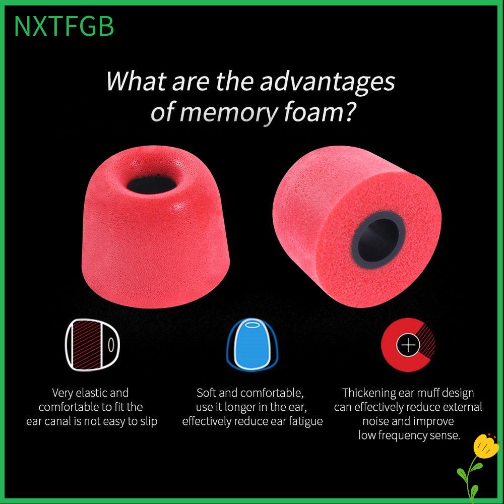 NXTFGB 3 Pairs Sự thay thế Trong tai Cách ly tiếng ồn Mẹo tai Miếng đệm tai Khuyên tai Bộ nhớ đầy