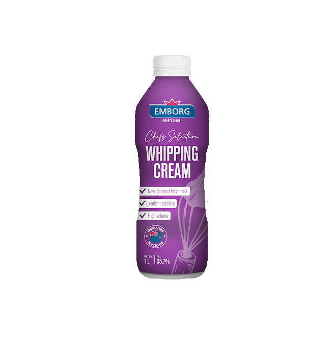 Kem sữa whipping cream Emborge Đan Mạch 1L