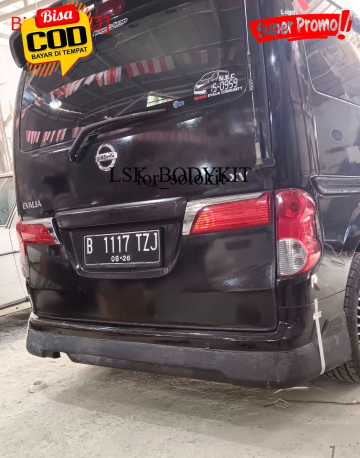 [Ready COD] Bodykit Nissan Evalia Hws Bodi Kit Grade-A Harga 1,391,500 rupiah*Gratis Ongkir