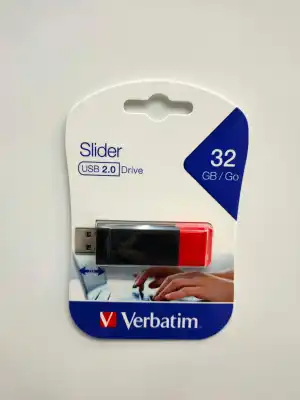 Verbatim 32GB Slider USB 2.0 Thumb drive