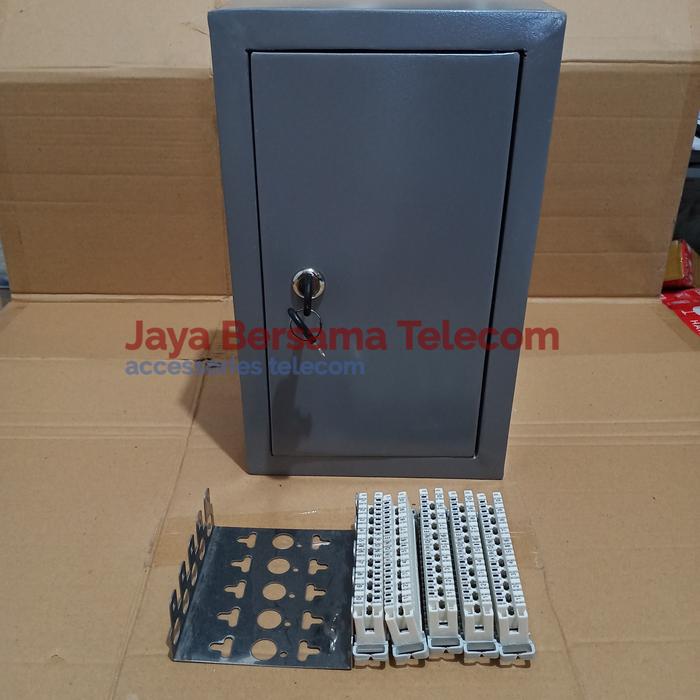 PROMO BOX MDF TELPON KAPASITAS 50-100 PAIR LENGKAP BMF 5 WAY+LSA KRONE 5 PCS - retrosale Giá 391,000 Đồng*Miễn phí vận chuyển