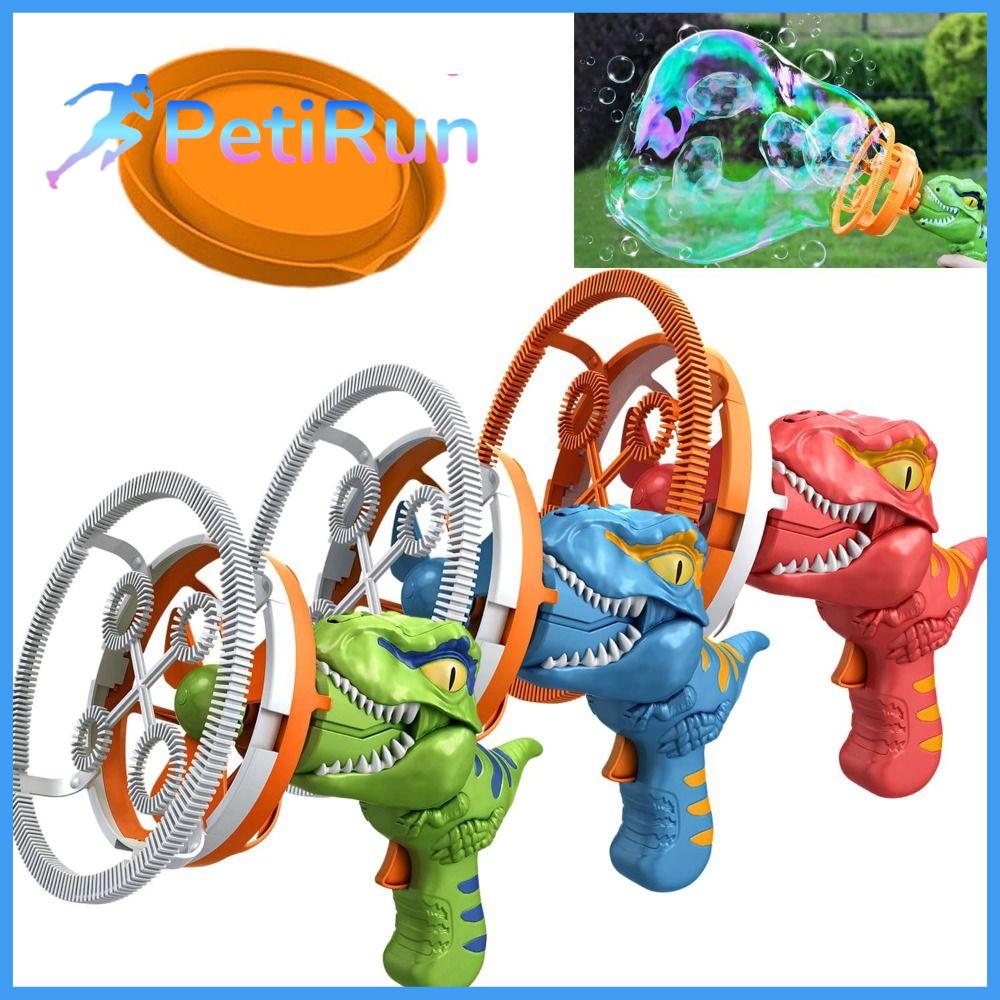 PETIRUN Bong Bóng Trong Bong Bóng Máy tạo bong bóng khủng long quạt Cầm tay Khủng long Bong Bóng đồ chơi ngoài trời Máy tạo bong bóng khủng long chạy điện Vui vẻ ABS Bong Bóng đồ chơi trong bong bóng Trên 3 tuổi