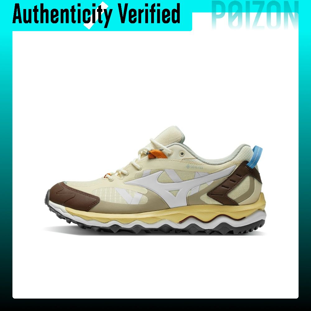 รองเท้าผ้าใบ รองเท้าลำลองผู้ชาย Mizuno Wave Mujin TL รองเท้าลำลอง Unisex Low-top Beige สีเหลือง/Sand/กาแฟ D1GA237306