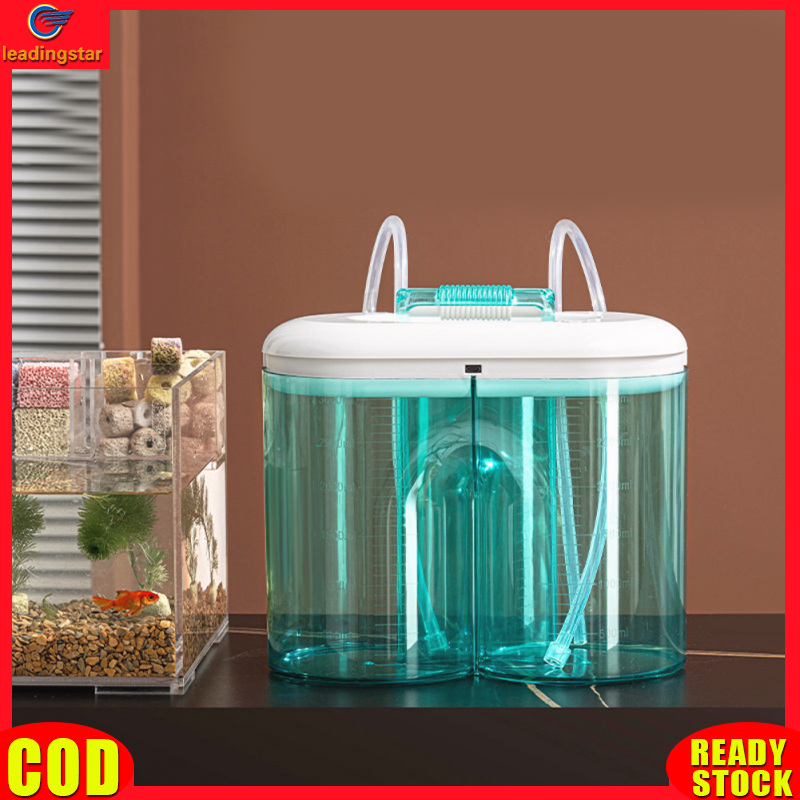 Electric Fish Tank Water Change Bucket, Type-C Charging Dual 3000ml Water Change Bucket With Lid, Portable Electric Pump Aquarium Cleaning Accessories ราคา 1,179 บาท*ส่งฟรี