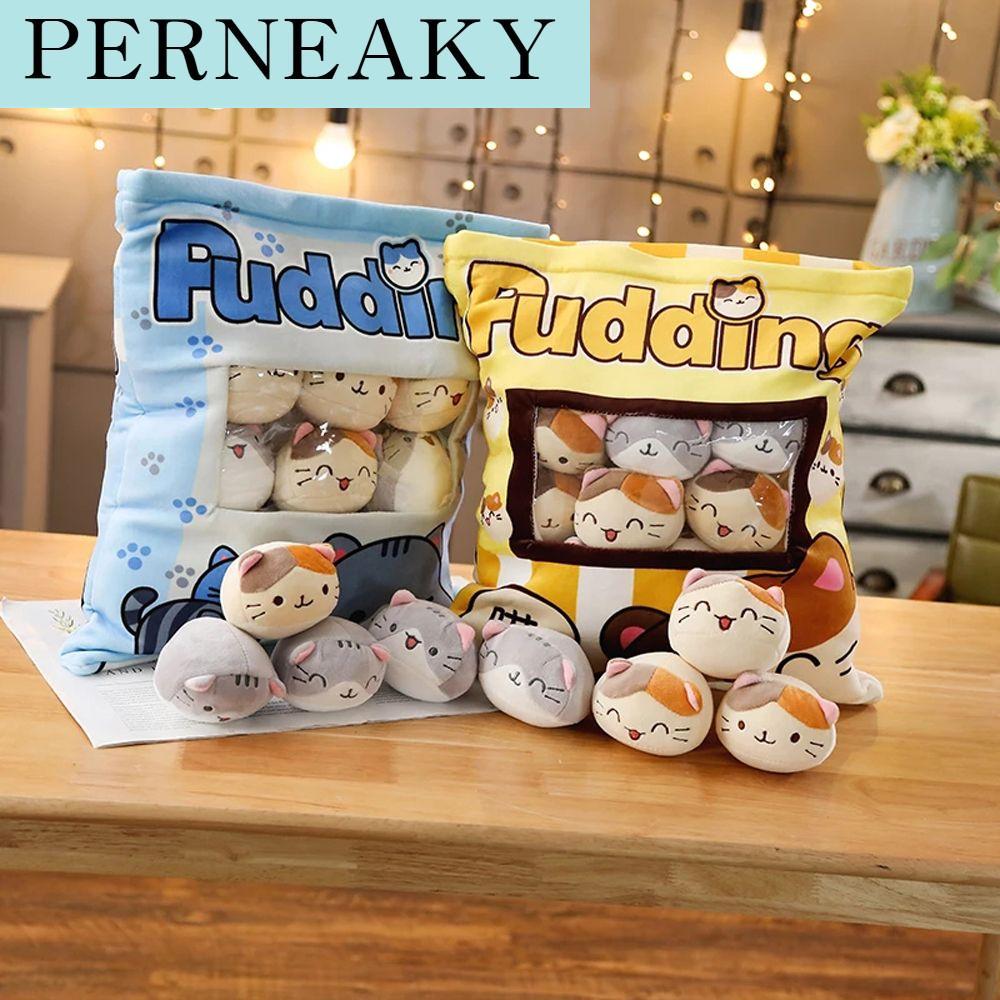 PERNEAKY ของขวัญสำหรับผู้หญิง ที่ถอดออกได้ ยัดไส้สัตว์ ถุงขนมงีบ ลูกสัตว์ขนาดเล็ก คอร์กี้ ของเล่นพุดดิ้งกระเป๋าตุ๊กตา ถุงของเล่นตุ๊กตา โยนหมอน หมอนตุ๊กตา ราคา 527 บาท*ส่งฟรี