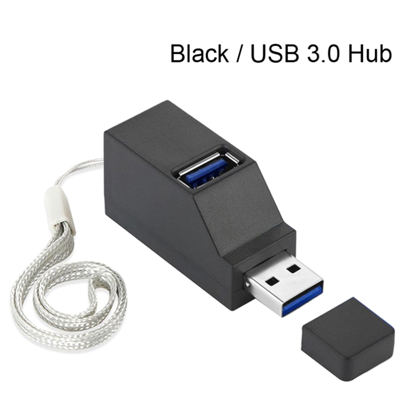 shangtanpu Bộ chuyển đổi Hub không dây 3 trong 1 USB 3.0 hộp chia mini 3