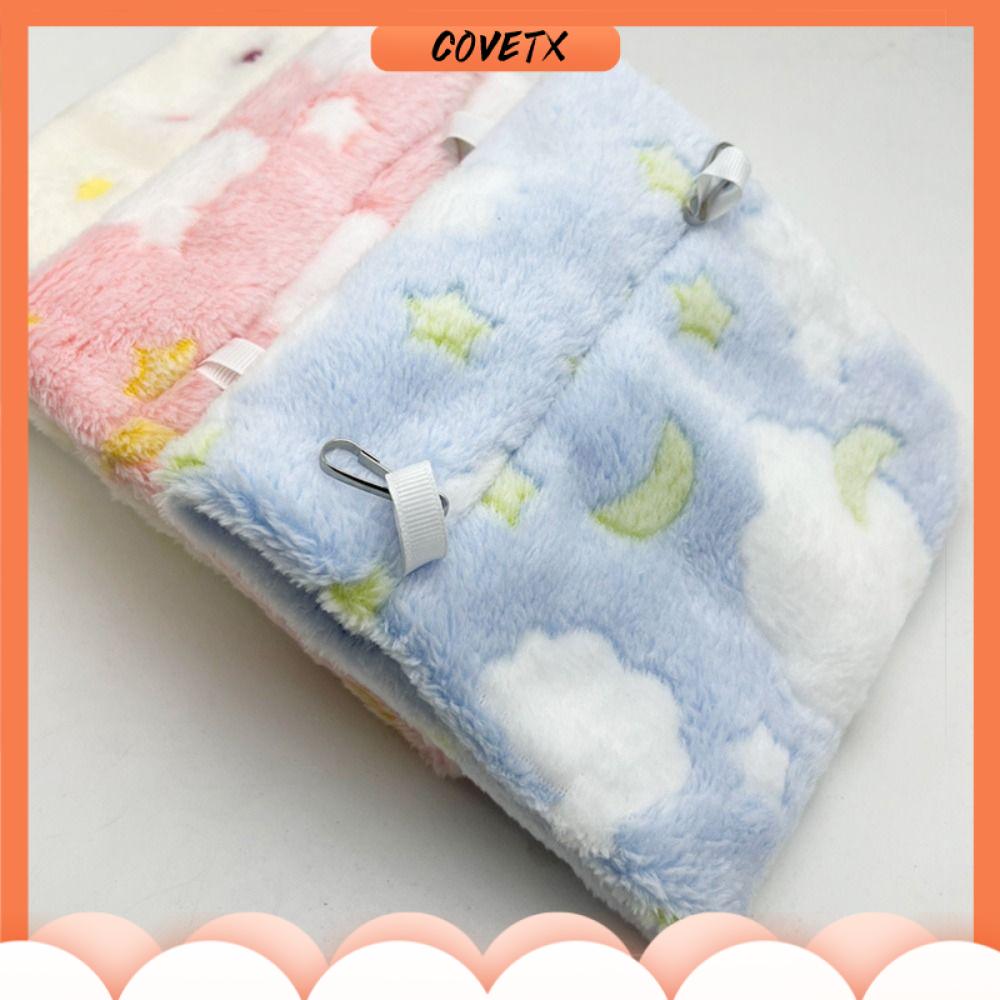 COVETX Ấm cúng Lồng treo cho vẹt Chống nhai Lót lông cừu Nhà của chuột hamster Di động Mềm mại Giường cho thú nhỏ Chim