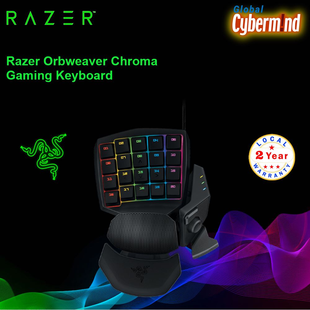 Razer Orbweaver Chroma Gaming Keyboard Singapore