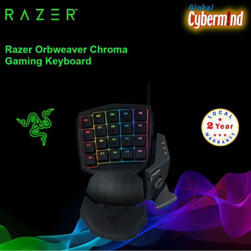 Razer Orbweaver Chroma Gaming Keyboard Singapore
