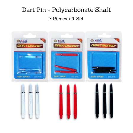 3-Piece Polycarbonate Dart Pin Set with O-Ring