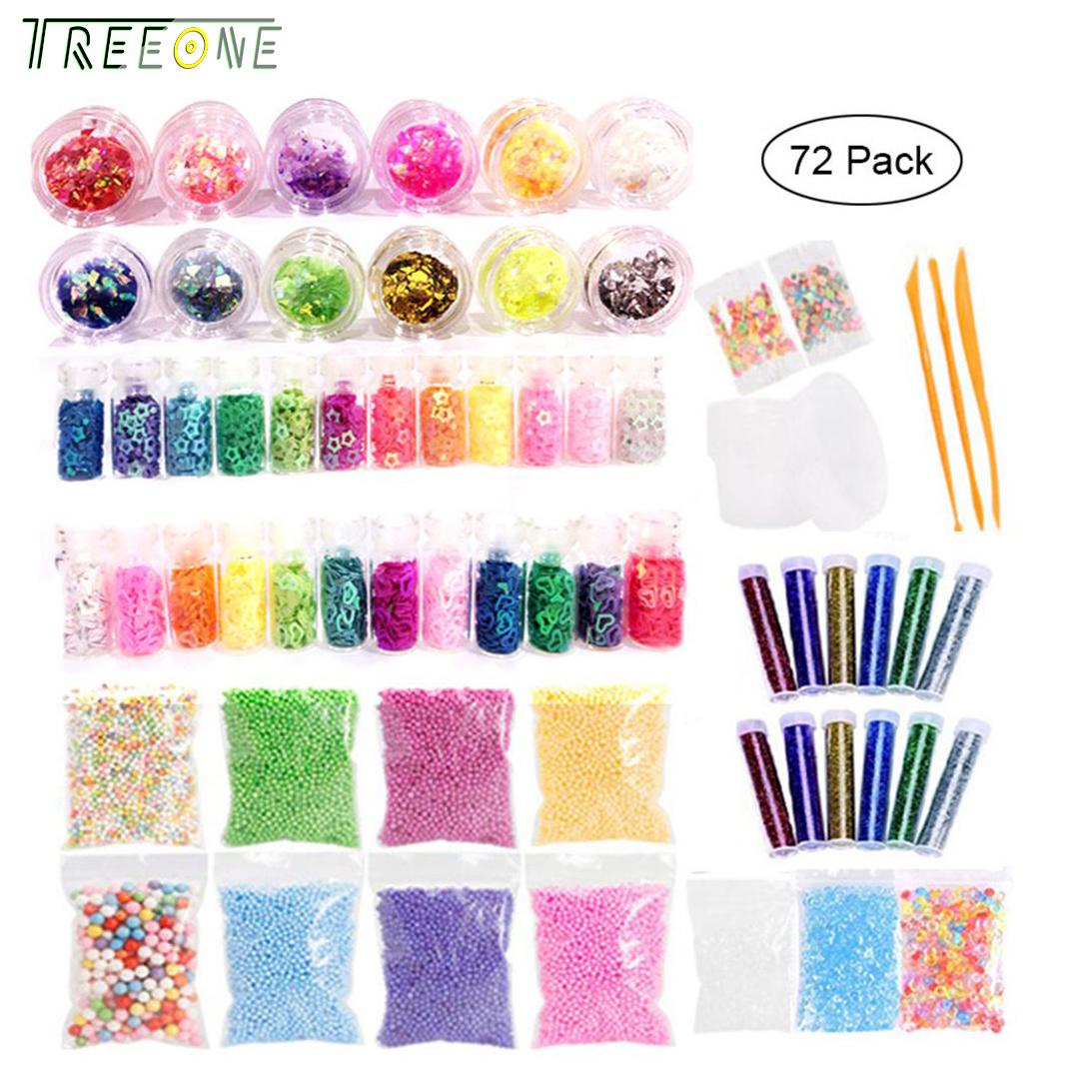 Slime Toys Retro Mutagen Galaxy Lazada Treeone Slime Supplies Kit Stuff Charm Include Foam Fishbowl Beads Glitter
