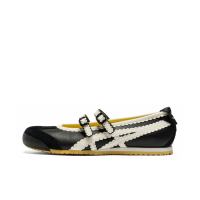 Onitsuka Tiger MEXICO 66 TGRS Mary Jane Shoes Womens Black White 1182A678-001