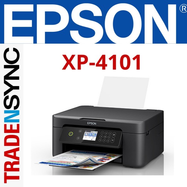 Epson XP-4101  #Print, Scan and Copy 3-in-1  Wi-Fi Printer - In Black Colour | Expression Home Printer Singapore