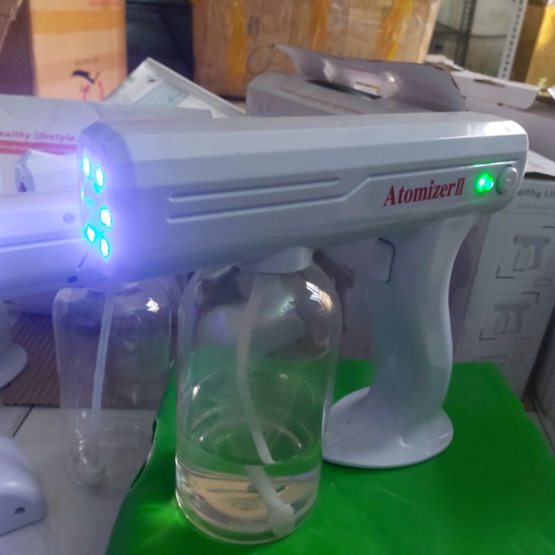 Máy Phun Xịt Khuẩn Cao Cấp Bấm Nút Tự Động Phun Sương Phiên Bản 2022. Có Led, Pin Sạc Tích Hợp