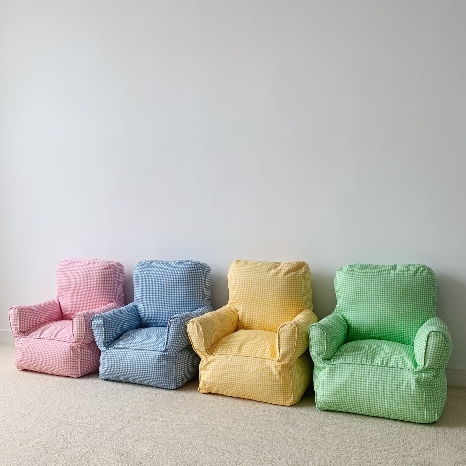 Sofa trẻ em đạo cụ chụp ảnh phòng trẻ em trang trí sofa kẻ sọc