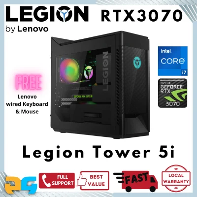 Lenovo Legion Tower 5i Gaming Desktop Intel Core i7-10700 32Gb DDR4 512Gb M.2 NVMe SSD + 2Tb HDD Win 10 Pro