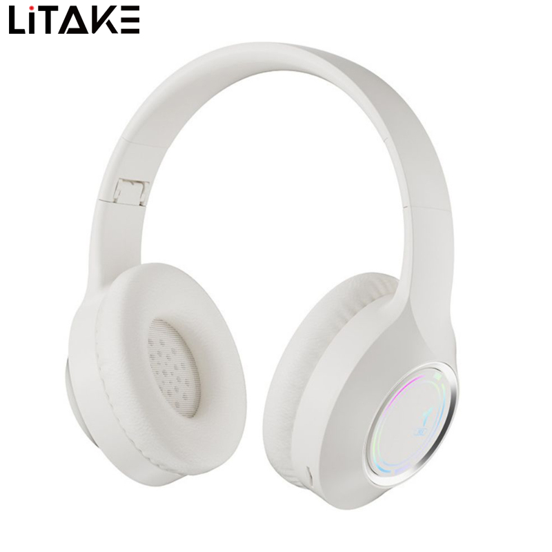 M3 Wireless Headset Noise Canceling Foldable Stereo Earphones LED Over Ear Headphones For Cell Phone PC Laptop ราคา 239 บาท*ส่งฟรี