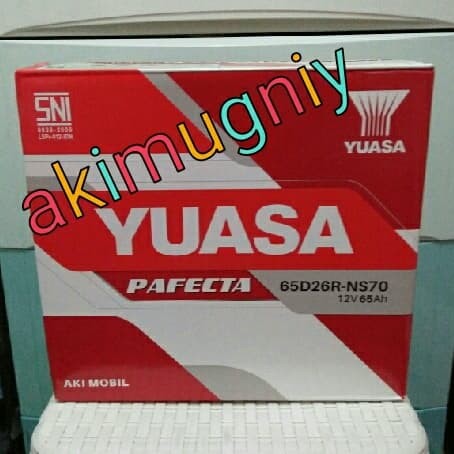 AKI YUASA PAFECTA NS70 65D26R 12V 65AH HINO TOYOTA KIJANG PANTHER Harga 1,560,000 rupiah*Gratis Ongkir
