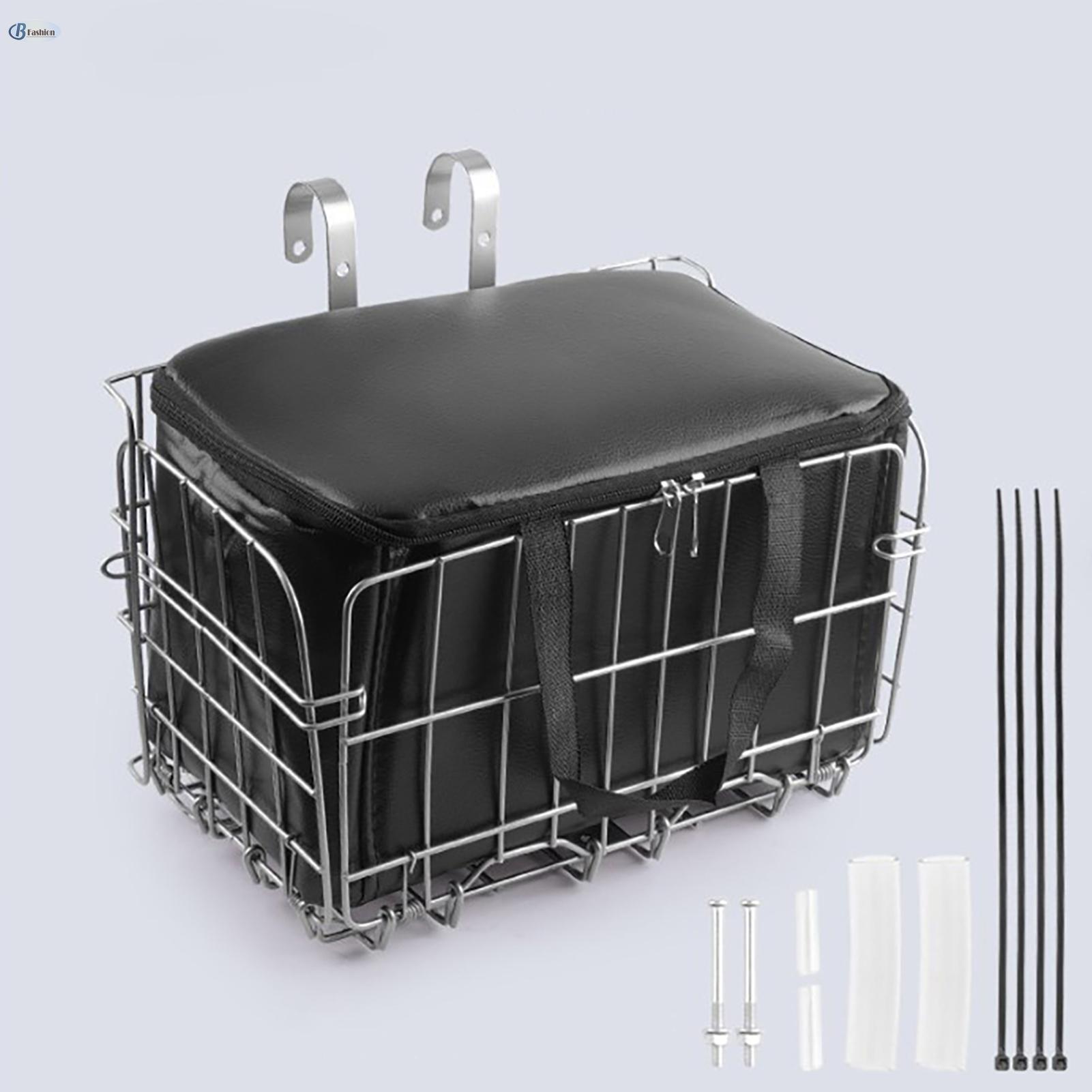 B-F Heavy Duty Bicycle Rear Basket Bag Large Capacity Bicycle Storage Rear Basket Bags for Adult Women/Men Use BF-MY ราคา 376 บาท*ส่งฟรี
